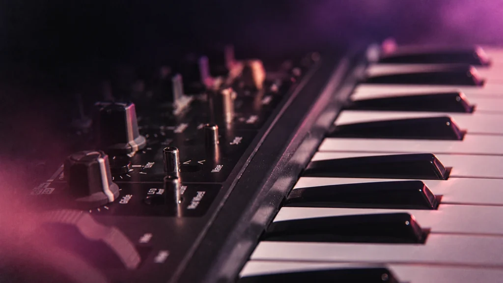 Keyboard from the original writer's block cover
