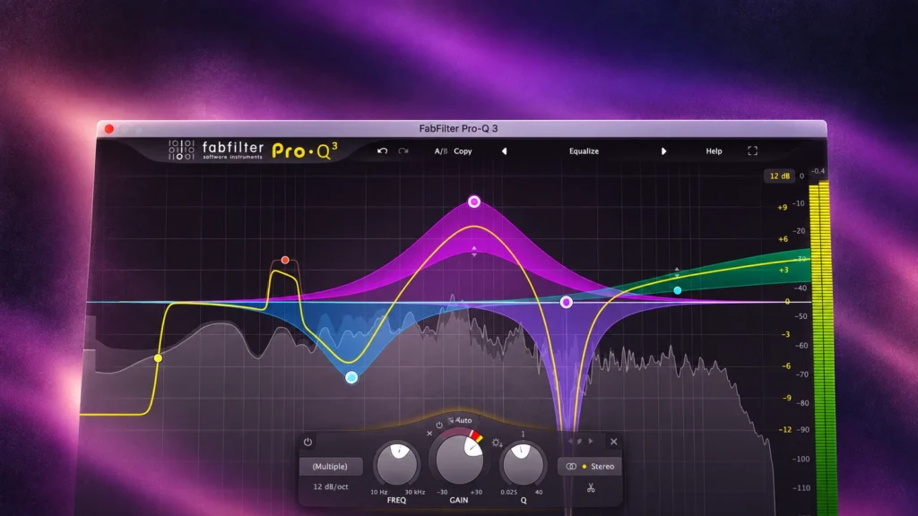 FabFilter Pro-Q 3 equalizer