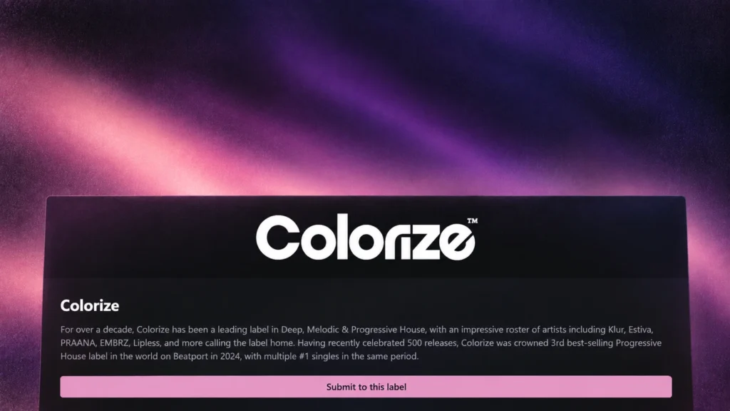 Colorize demo submission portal