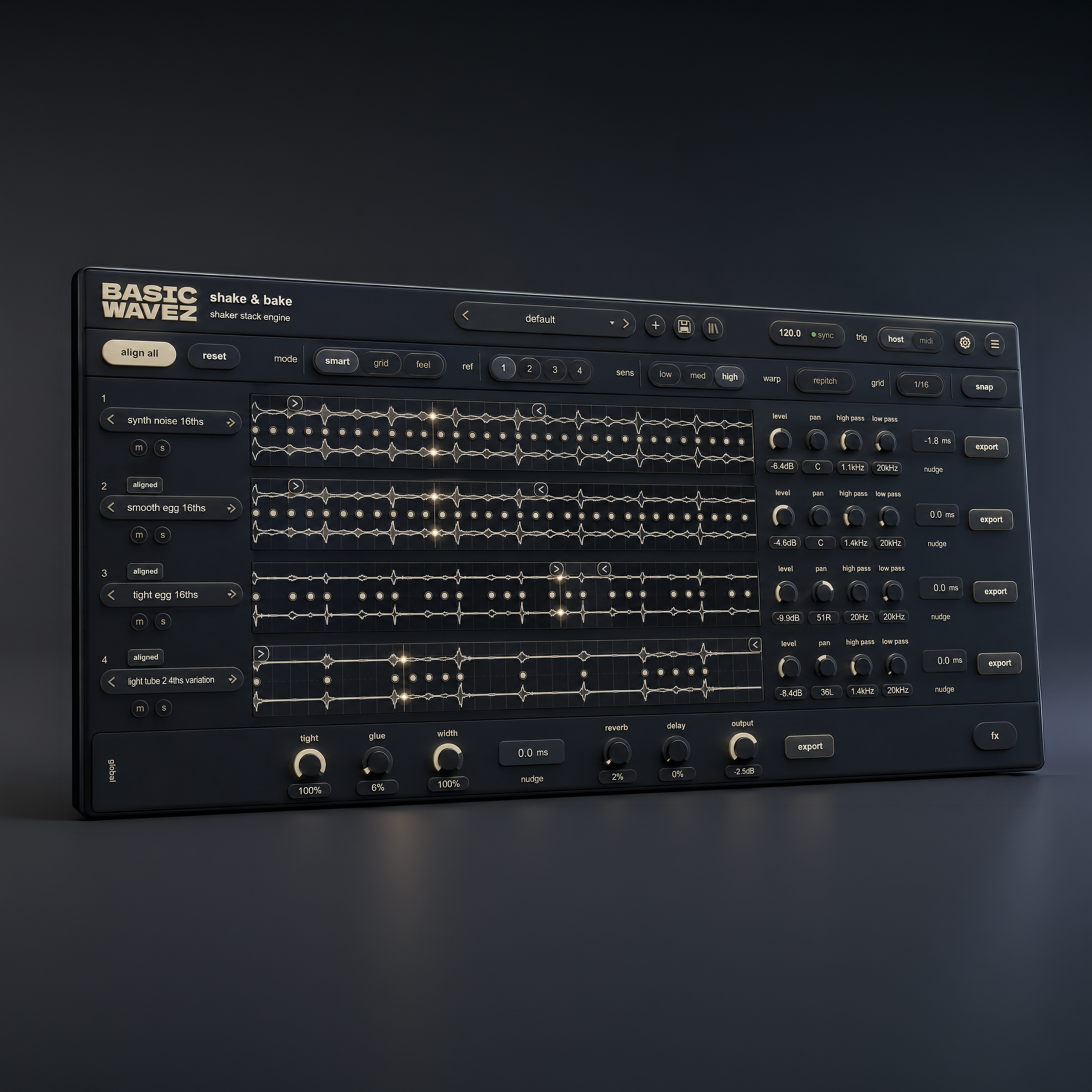 shake and bake audio plugin